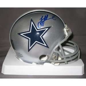 Troy Aikman Dallas Cowboys NFL Hand Signed Mini Football Helmet