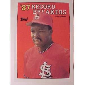  1988 Topps #1 Vince Coleman