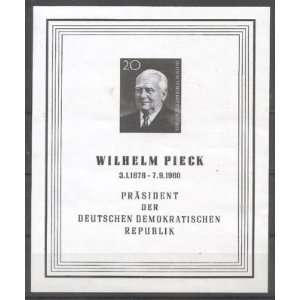  Germany DDR President Wilhelm Pieck Black 