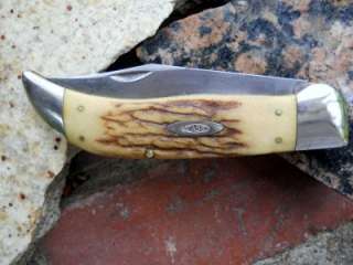   ORIGINAL 1960s CASE XX BULLDOG KNIFE #5172  GENUINE STAGHORN HANDLE