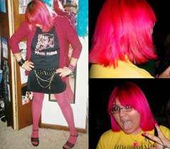 Hot Hot Pink Hair Dye Punk Goth Glam Rave Manic Panic  