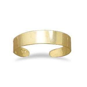  Gold Plated Wave Toe Ring Jewelry