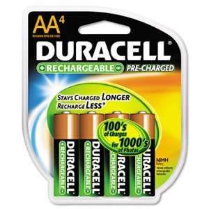  Duracell Coppertop NiMH pre charged Rechargeable Battery 
