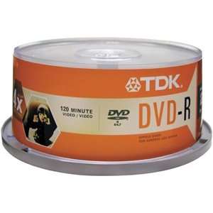  TDK 4.7GB/120 Minute DVD Rs (25 Pack) (DVDMR47CB25 