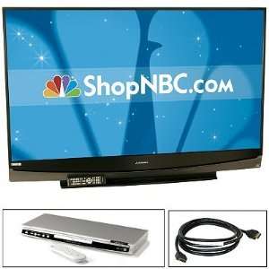   65 1080p DLP HDTV, Sylvania DVD Player & HDMI Cable Electronics
