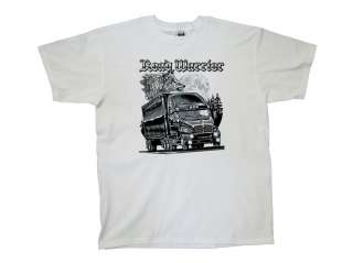 Truck Driver T Shirt Road Warrior Wolf  