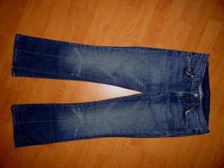   FOR ALL MANKIND LOW RISE BOOTCUT BOOT CUT STRETCH JEANS JEWELS 26 x 28