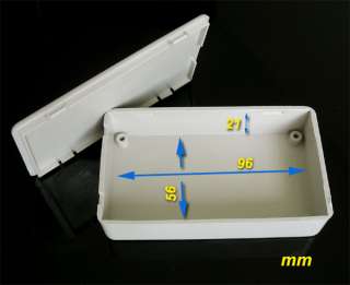 2pcs New Plastic Project Box Electronic Case DIY 99.5 x 59.5 x 25mm 