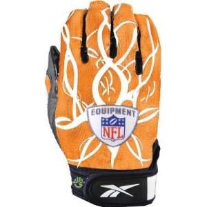 Adult NFL Mayhem Orange Football Gloves   Small   Equipment   Football 