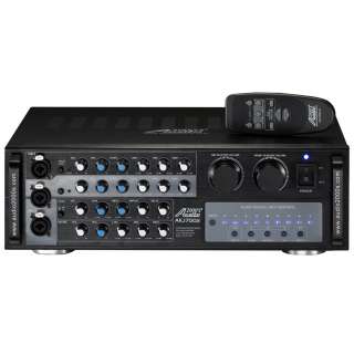 AKJ7002B 400W Digital Echo & Key Controls Karaoke Mixing Amplifier w 