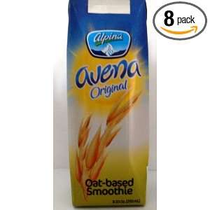 Alpina Avena Original Oat based Smoothie 8.33 Oz (250 ml) (Pack of 8 