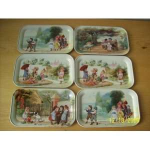   , France Children Playing Tin Trays (Set of 6): Everything Else