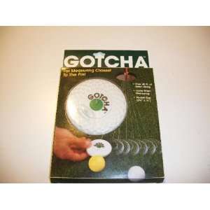  Gotcha Golf Tape Measure Closest To Pin Fits In Bag NEW 