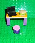 lego friends desk w computer stool new fast shipping expedited