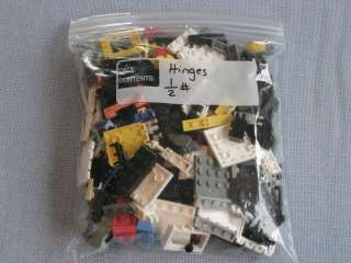 LEGO ~ Bulk Hinges Hinge Red Blue Gray White Black Yellow Variety 