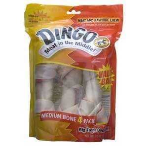  Dingo White Bone Value Bag   Medium   4 Count Everything 
