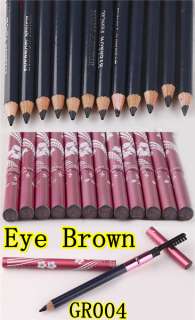12X Assorted Color Eye Brown Pencil Set Brush J0470  