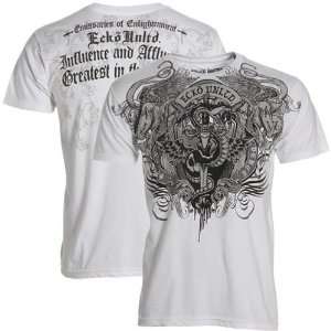 Ecko Unlimited White Split Rhino T shirt