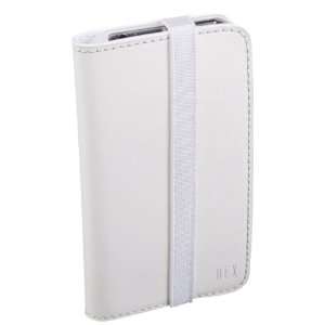  HEX Code Wallet Leather Case for iPhone 4/ iPhone 4S WHITE 