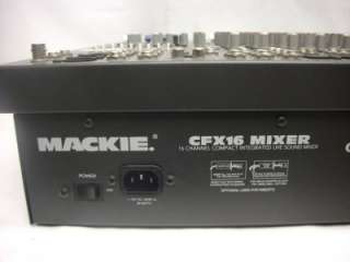 Mackie CFX16 Mixer 16 Channel Mixing Board w/ Power Cord  