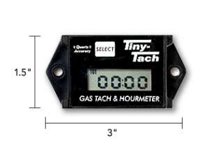 Small Engine Commercial Gas Tiny Tach Hour / Tachometer CTT II Brand 