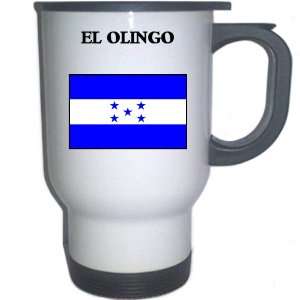  Honduras   EL OLINGO White Stainless Steel Mug 