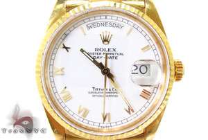 Mens Rolex Watch Day Date Yellow Gold 118238  