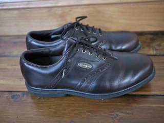 FOOTJOY Leather Saddle Shoe Brogue Comfort Golf CLEATS Mens 8.5 M 42 