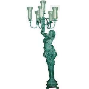   Galleries SRB991862 Lady with Hurricane Lamp: Home Improvement