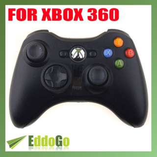 NEW Wireless Controller Glossy Black For Microsoft Xbox 360  