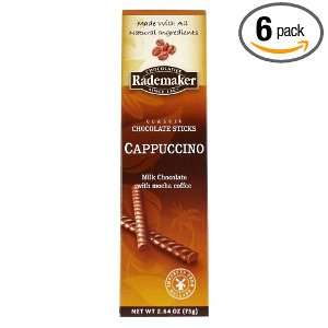   Chocolate Sticks, Milk with Mocha Coffee, 2.64 Ounce Boxes (Pack of 6