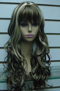 Accessories Stylish long wig curl mix hair Women +gift  