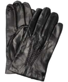 All Gloves black leather gloves with cashmere lining   up to 