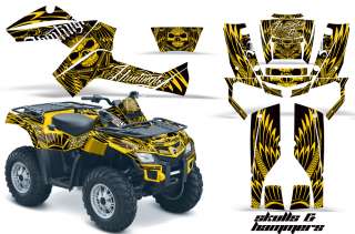 AMR RACING QUAD STICKER DECAL KIT CAN AM OUTLANDER 500 650 800R 1000 