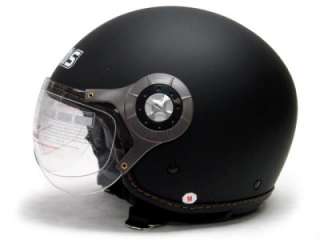 Jet Pilot scooter motorcycle helmet matte black DOT ~S  