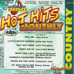  Chartbuster Karaoke CDG CB60438   Hot Hits Country April 
