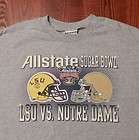 LSU Tigers v Notre Dame Fighting Irish Allstate Sugar Bowl Gray XL 