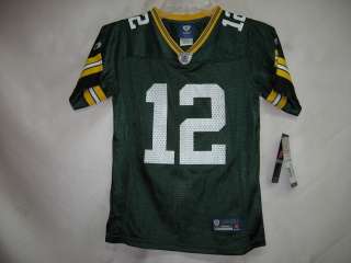   Bay Packers Aaron Rodgers Green Girls EQP NFL Youth Jersey Small 7/8