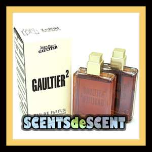 GAULTIER 2  JEAN PAUL Cologne / Perfume 2.7 2 x 1.3  