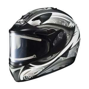   IS 16 Lash Snow Helmet With Electric Shield MC 5 Black Large L 175 954