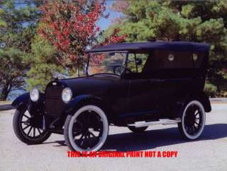 1920 Chevrolet 5 pass touring rare classic car print  