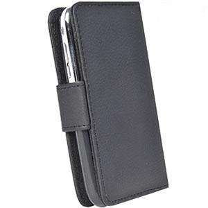  LEATHER ACRYLIC FLIP OPEN BOOK STYLE SHELL CASE AND SCREEN 