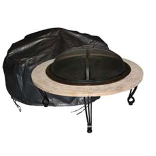 Large Outdoor Round Fire Pit Vinyl Cover. This attractive cover 