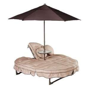  Living Accents Deluxe Orbit Lounge w/ Umbrella Stand and 