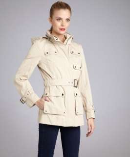 Marc New York wheat cotton blend Melrose hooded utility trench