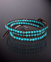   greek leather cord turquoise round beading sterling silver toggle