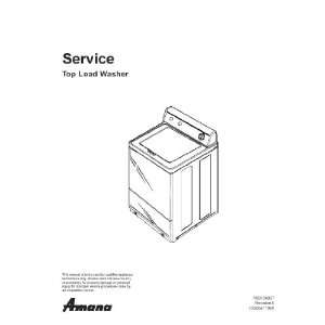  Amana Searcy Top Load Automatic Washing Machine Service 
