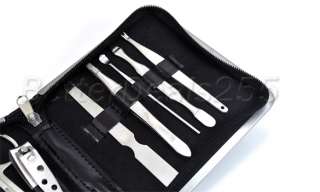 in 1 Nail Care Clipper Pedicure Manicure Set Kit Case  