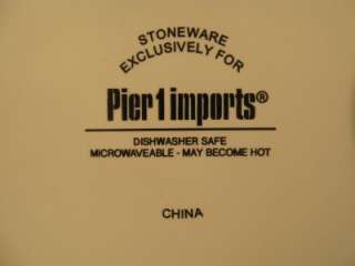 Pier 1 ImportsTea pot 4 cups 4 tea bag plates + caddy  
