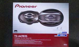 PIONEER TS A6983S 4 WAY 6 X 9 COAXIAL CAR SPEAKERS  